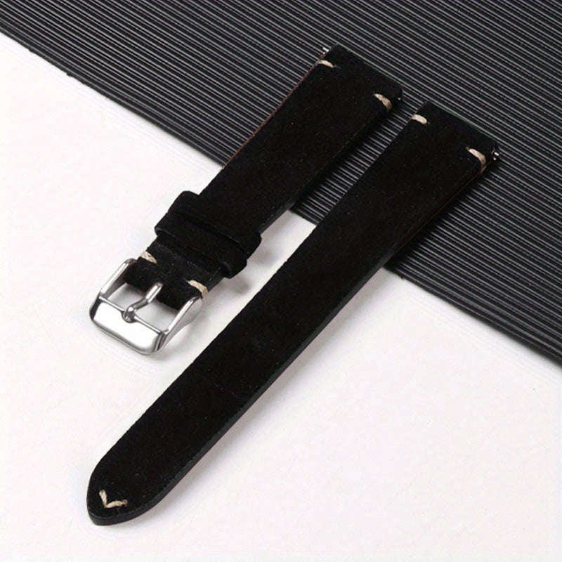 Quick Release Soft Suede Watch Strap for Seiko 18/20/22Mm for Huawei Watch Gt3/Gt4 Bracelet 14/16Mm Women Men Calfskin Wristband