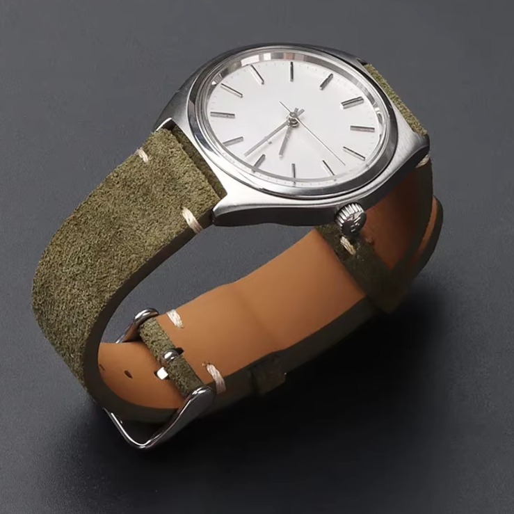 Quick Release Soft Suede Watch Strap for Seiko 18/20/22Mm for Huawei Watch Gt3/Gt4 Bracelet 14/16Mm Women Men Calfskin Wristband