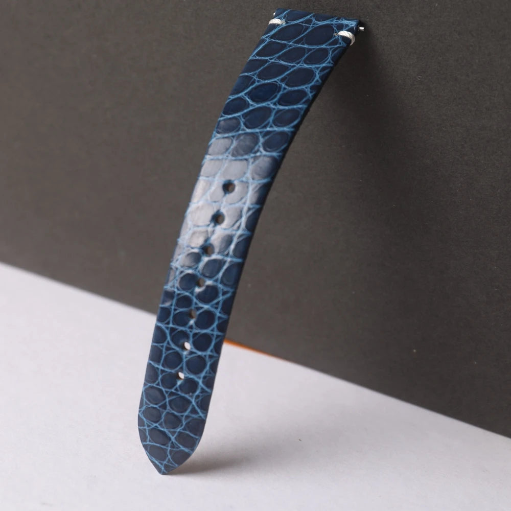 Ultra-Thin Soft Crocodile Leather Strap