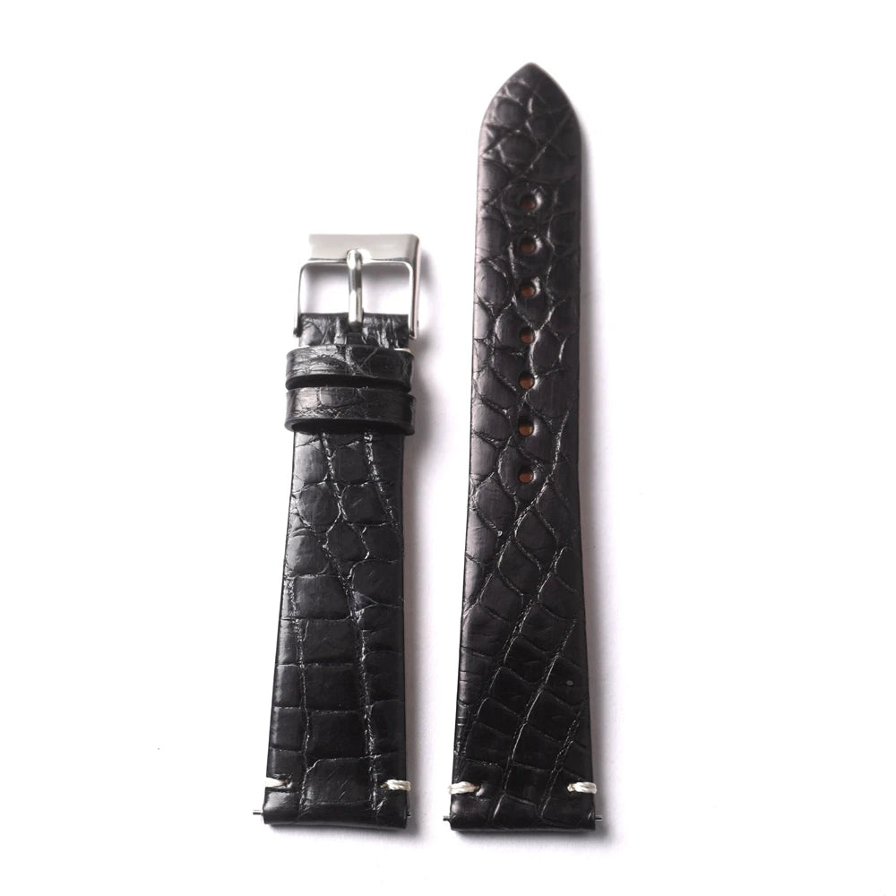 Ultra-Thin Soft Crocodile Leather Strap