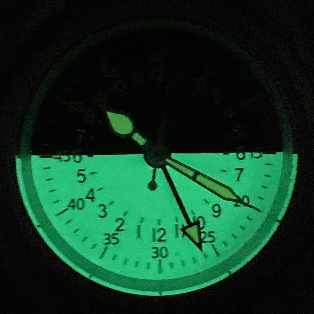 Double Domed Sapphire Military Sandblasting 36Mm Retro 200M Waterproof Men Automatic NH34 GMT Mechanical Watches Luminous Dial