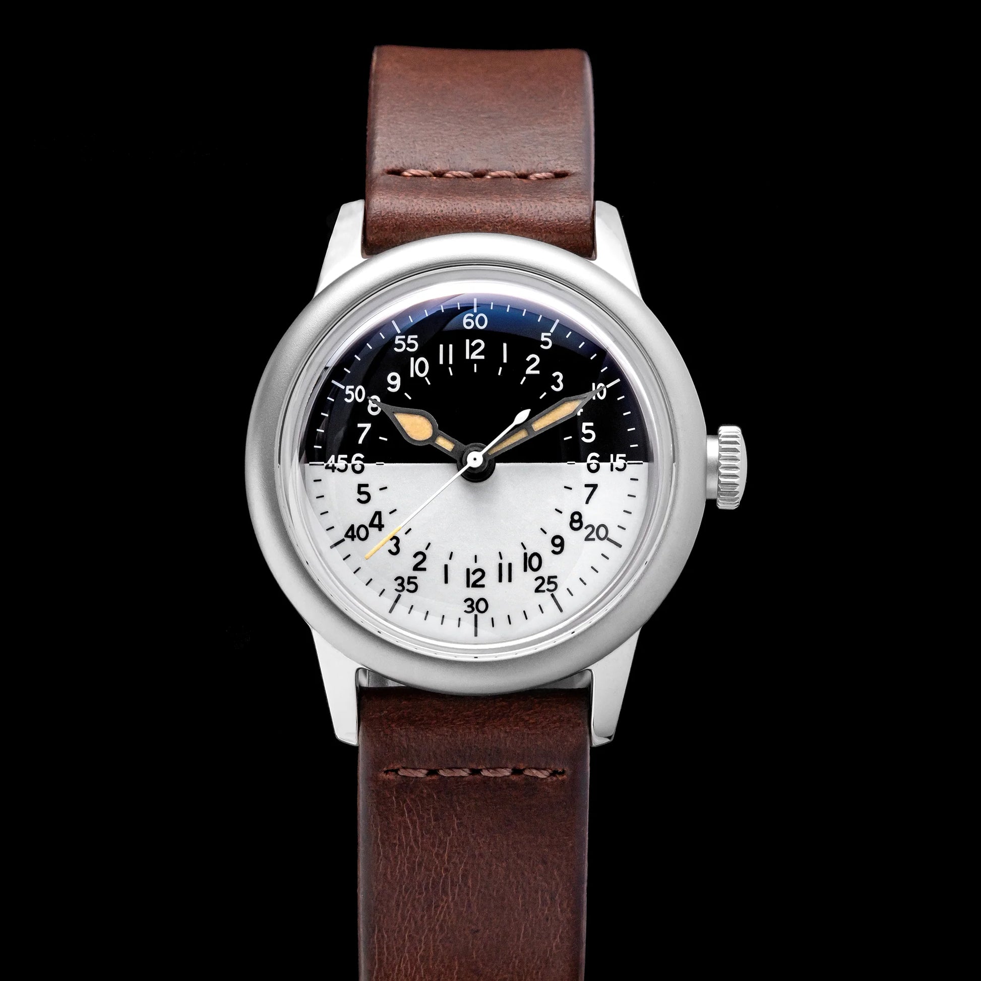 Double Domed Sapphire Military Sandblasting 36Mm Retro 200M Waterproof Men Automatic NH34 GMT Mechanical Watches Luminous Dial