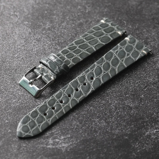 Ultra-Thin Soft Crocodile Leather Strap